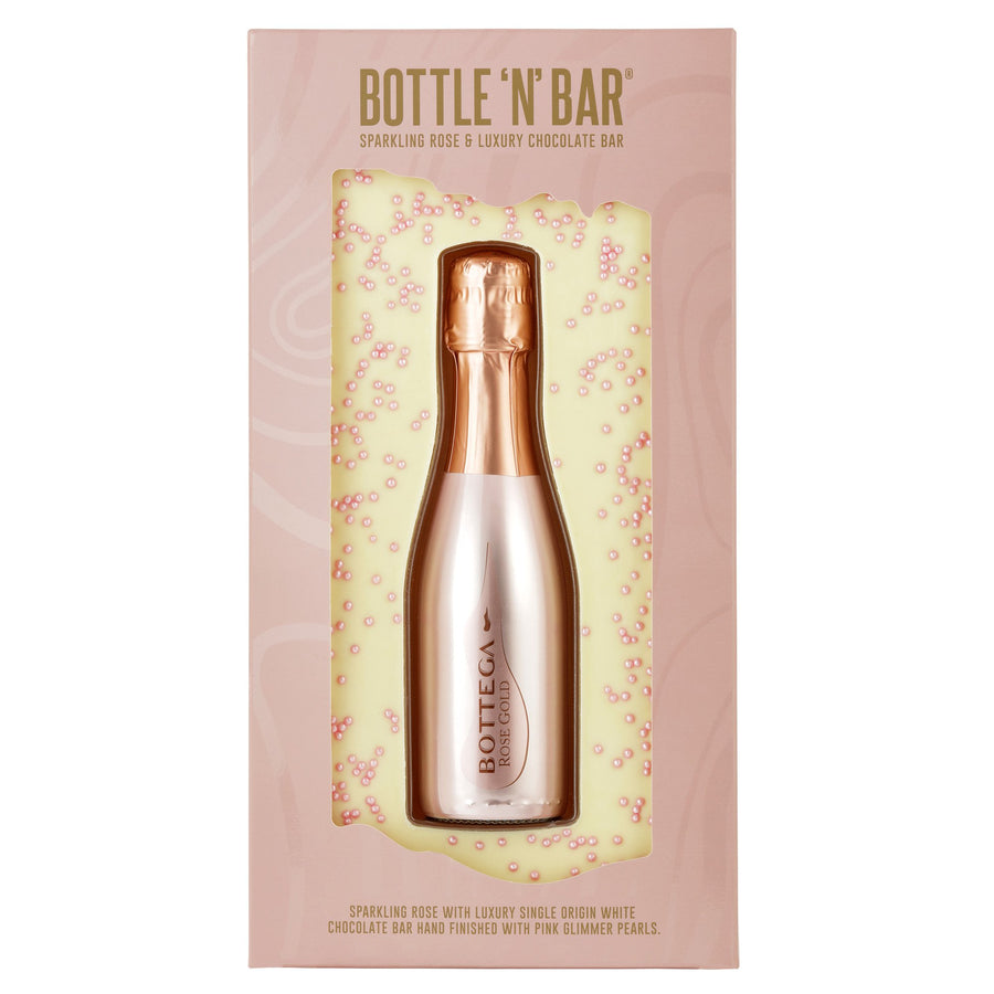 Bottle 'N' Bar With Rose Gold
